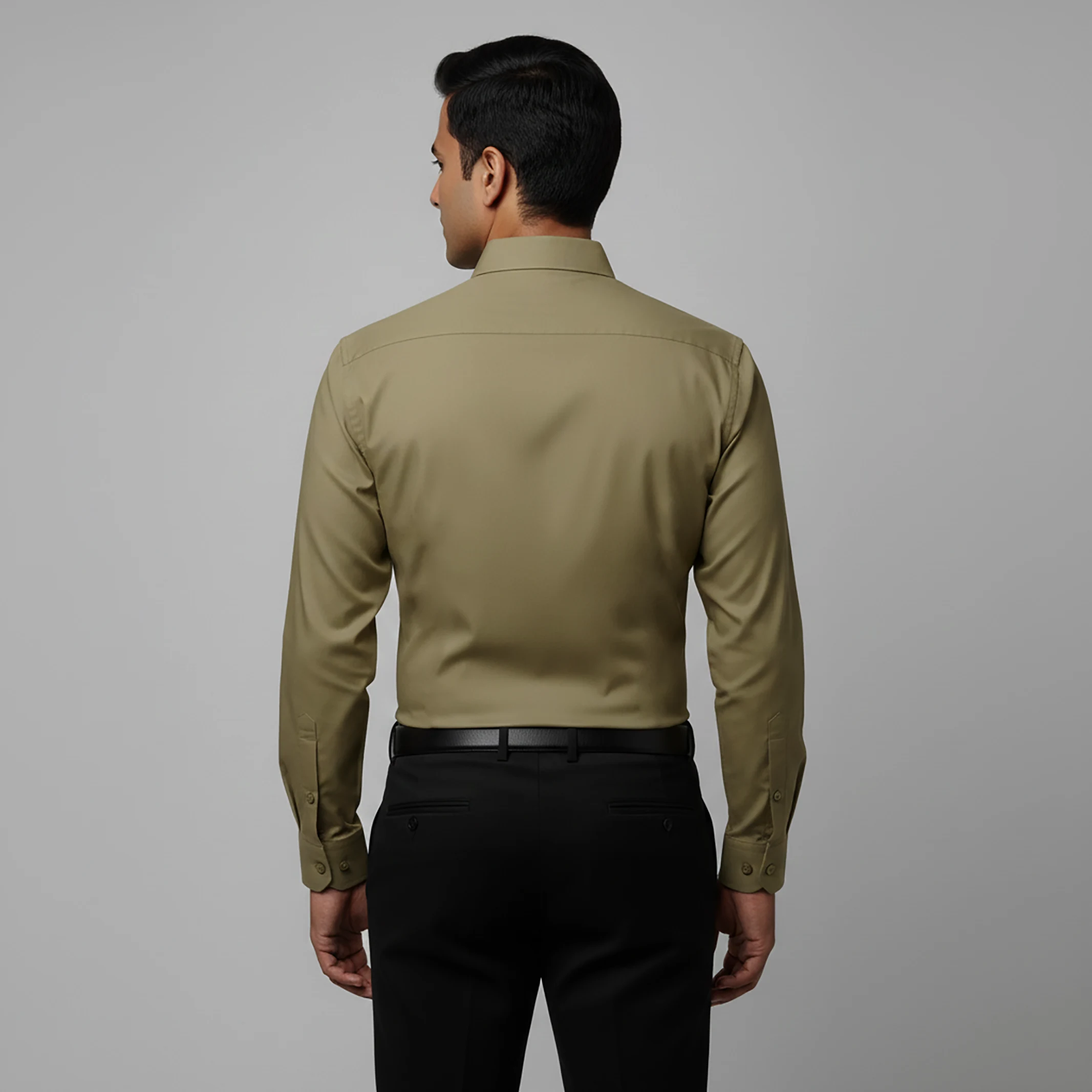 Formal Shirt DarK olive 2