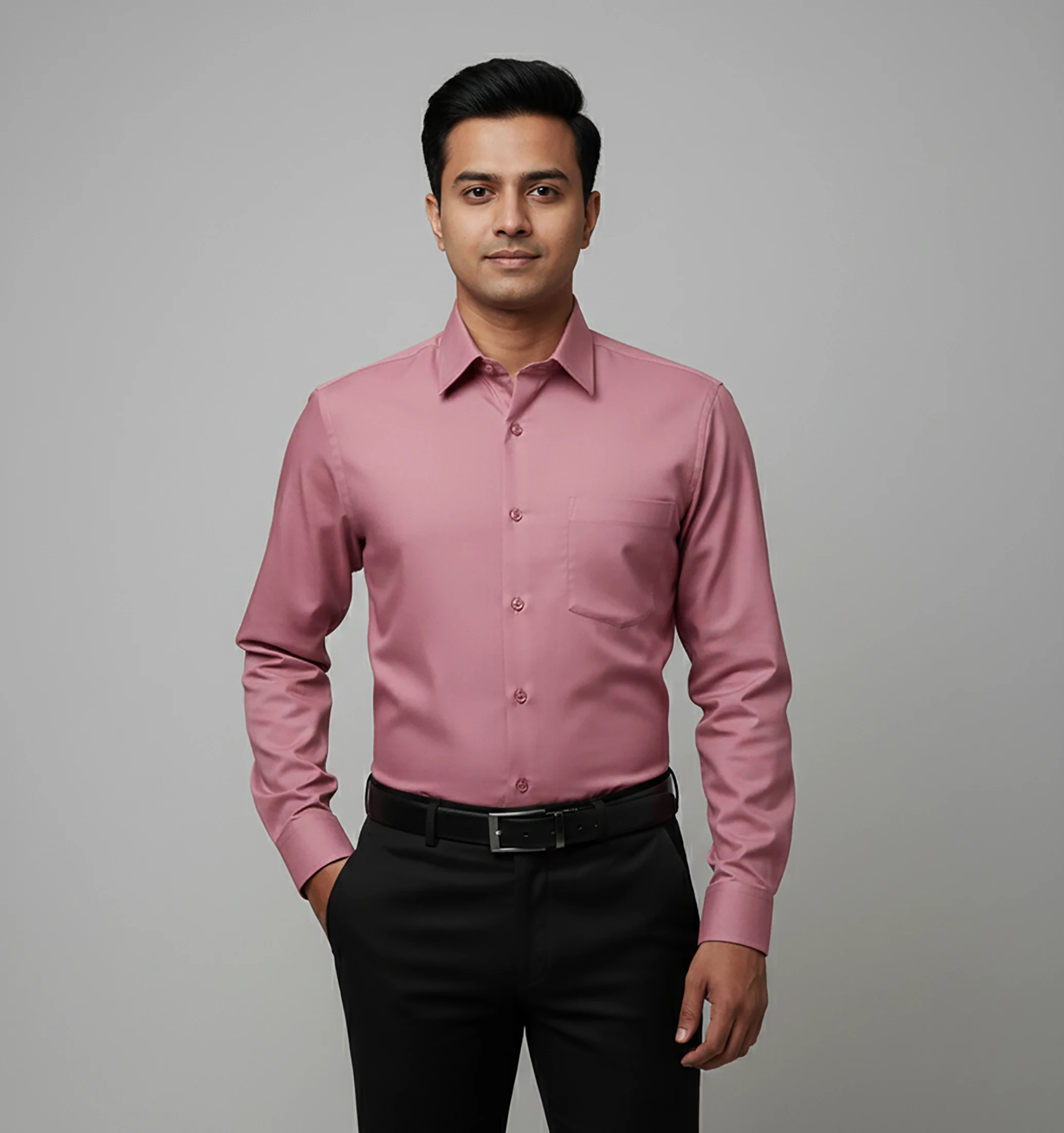 Formal Shirt Violet Red 1
