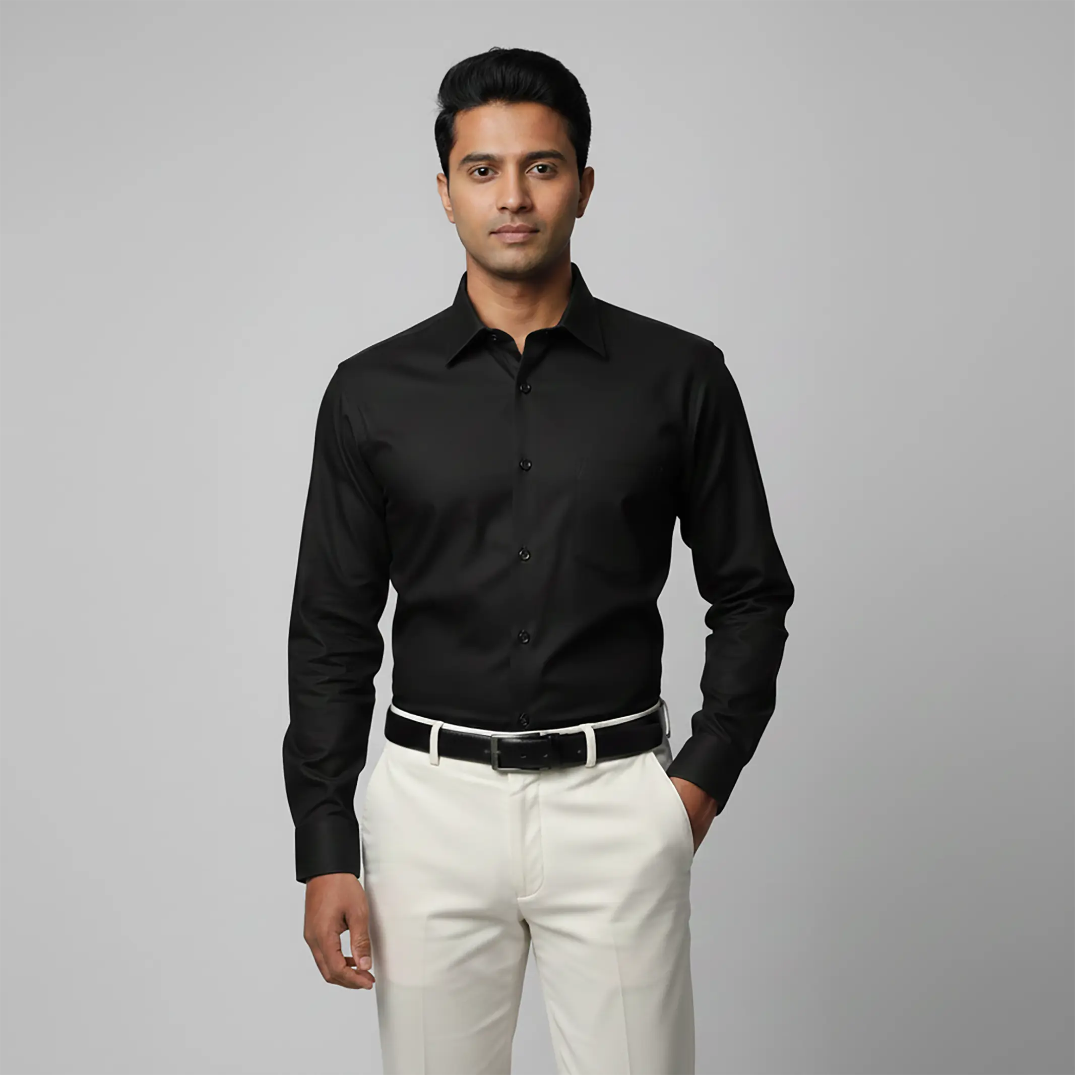 Formal Shirt Black 1