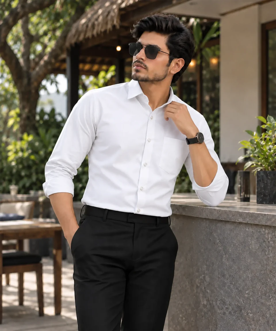 Men’s Formal Shirt - White