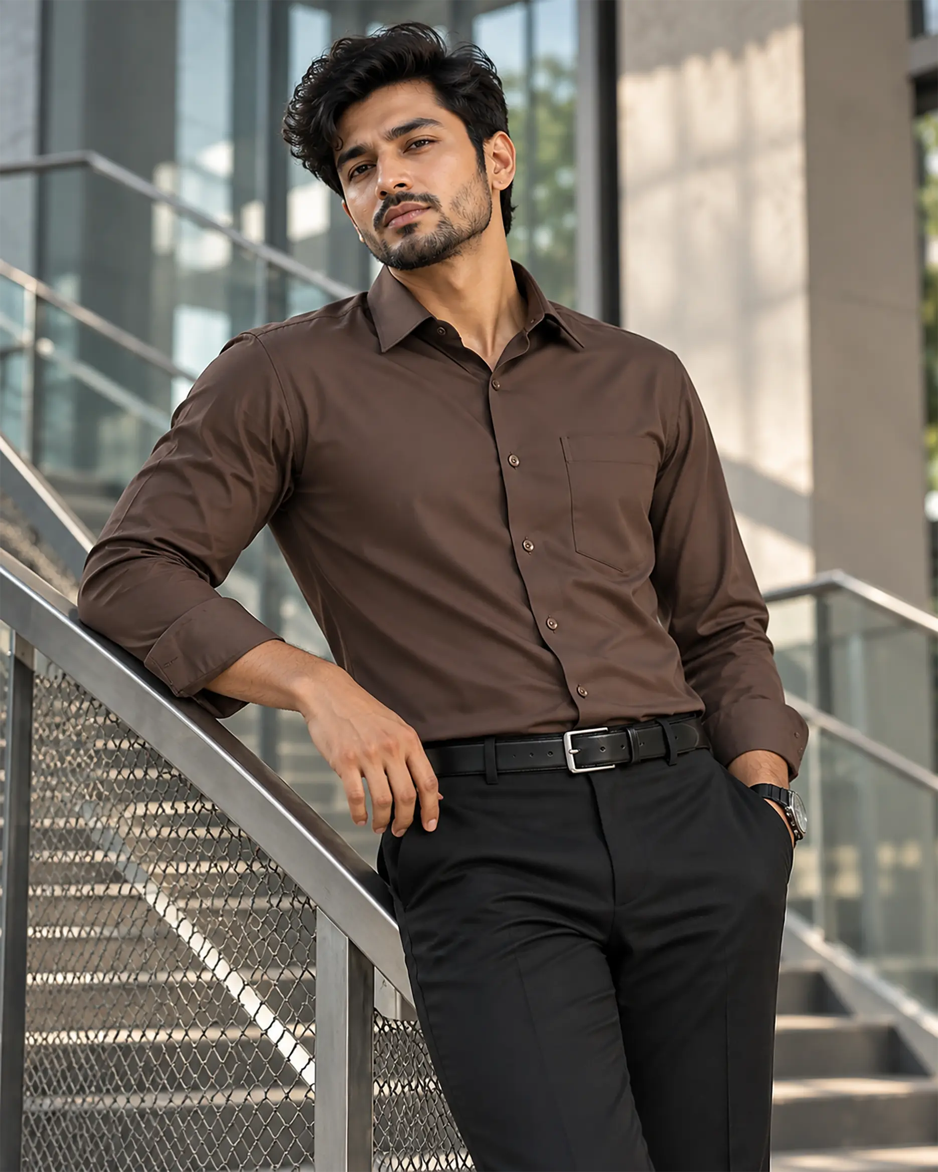 Formal Shirt Coffee 2