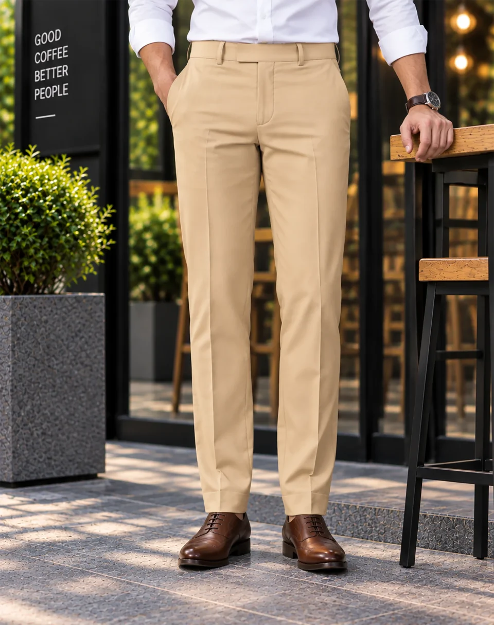 Men’s Formal Pant- Biscuit