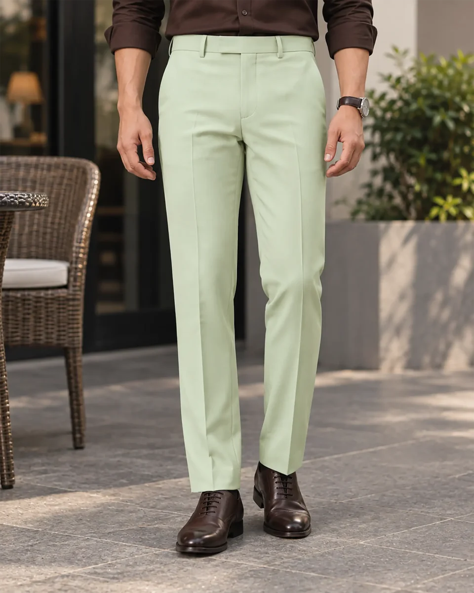 Men’s Formal Pant- Arctic Mint
